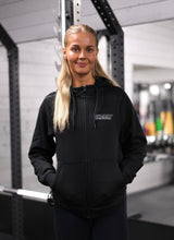 Zip-hoodie med dragkedjefickor