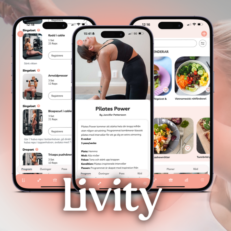Livity Hjälp med kost och träning – gymmetsverige